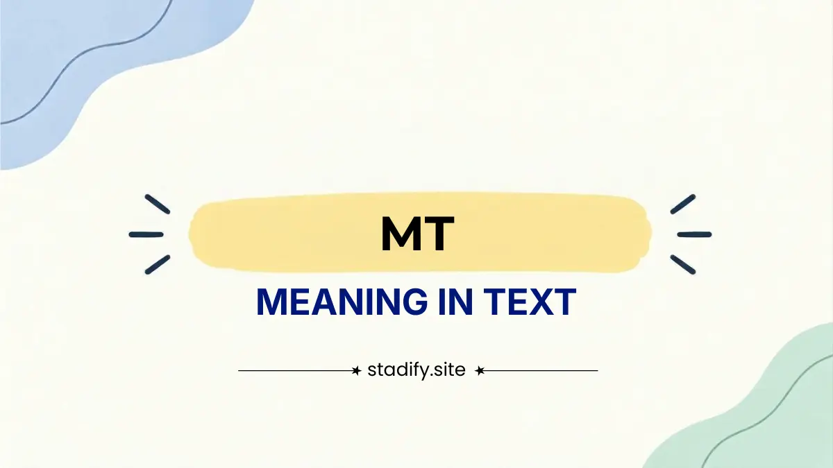 mt meaning