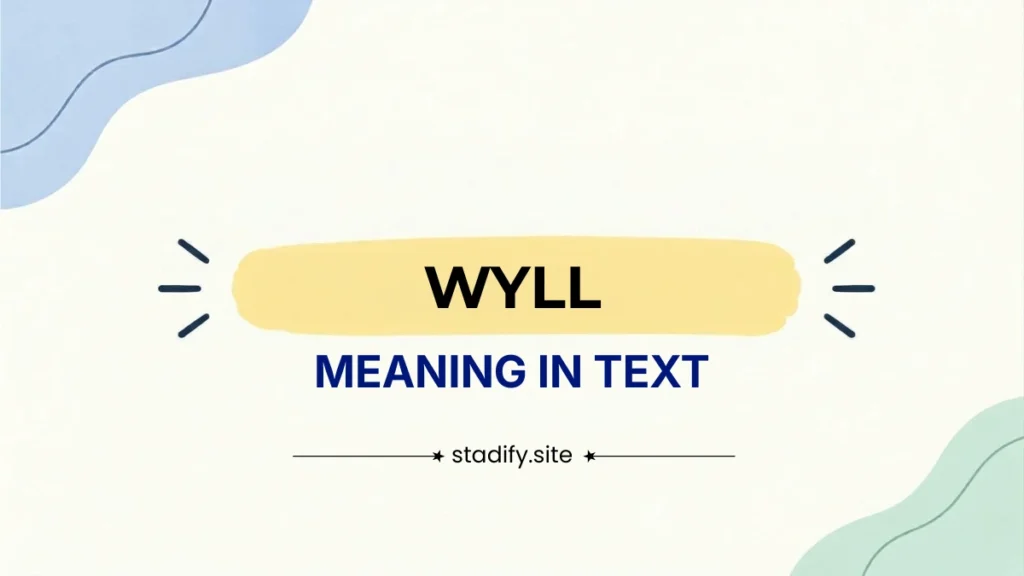 Wyll meaning