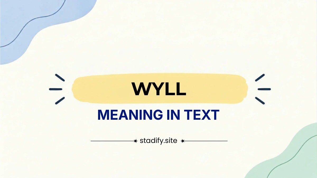 Wyll meaning