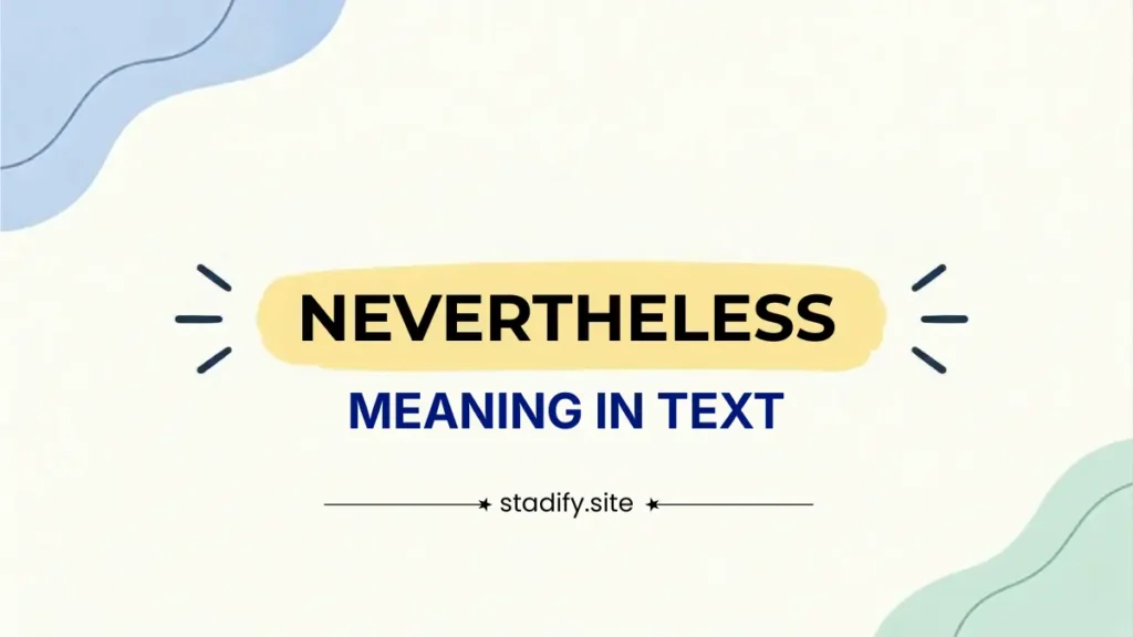 nevertheless meaning
